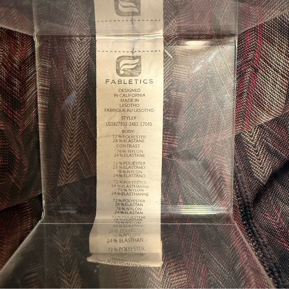 Like New Fabletics High-Waisted PureLuxe Mesh Legging - Picture 8 of 8